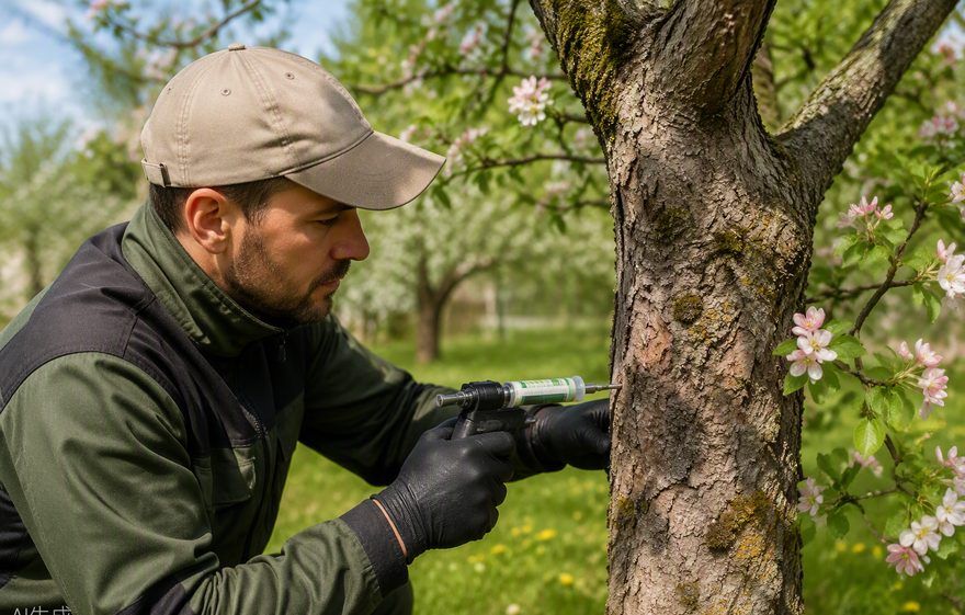 Лечение деревьев в Владимирской области — стволовые инъекции от короеда и усача